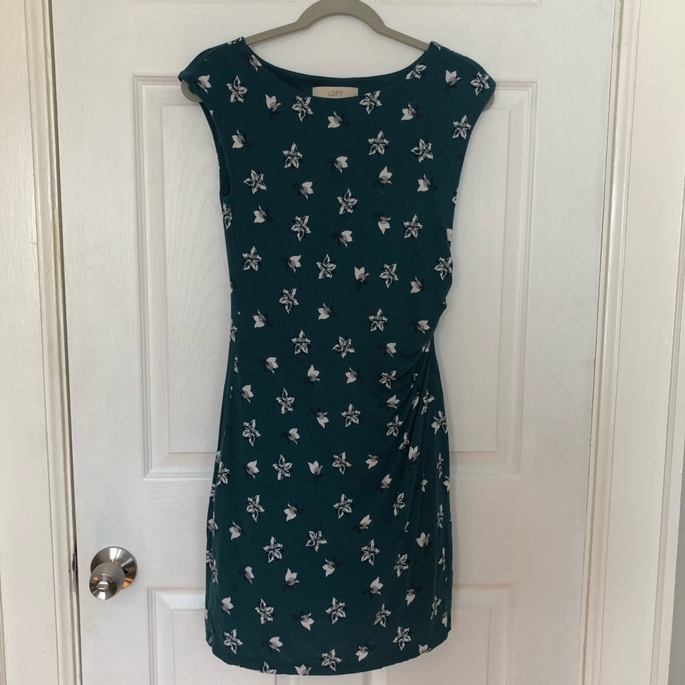 LOFT cinched-side dress